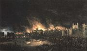 unknow artist samtida malning av branden i london 1666 USA oil painting reproduction